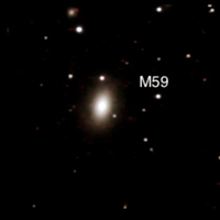 M59 / Elliptische Galaxie / 48.3 Mio Lj / Vir